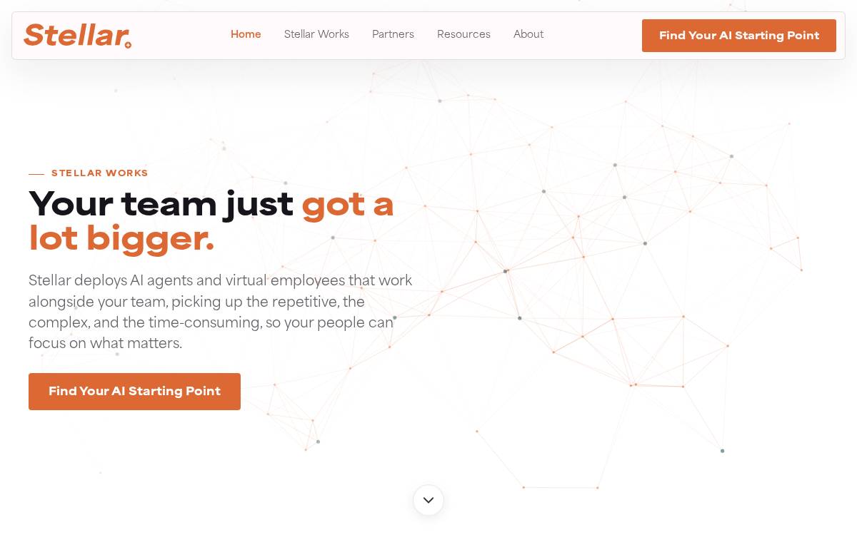 Stellar website preview