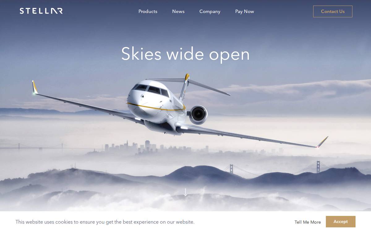 Stellar website preview