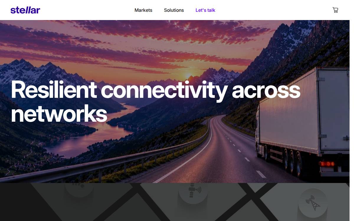 Stellar website preview