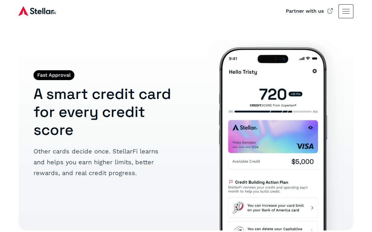 StellarFi website preview