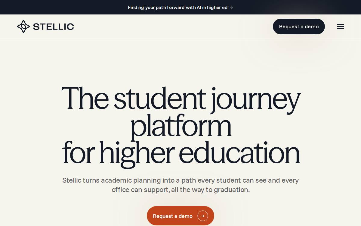 Stellic website preview