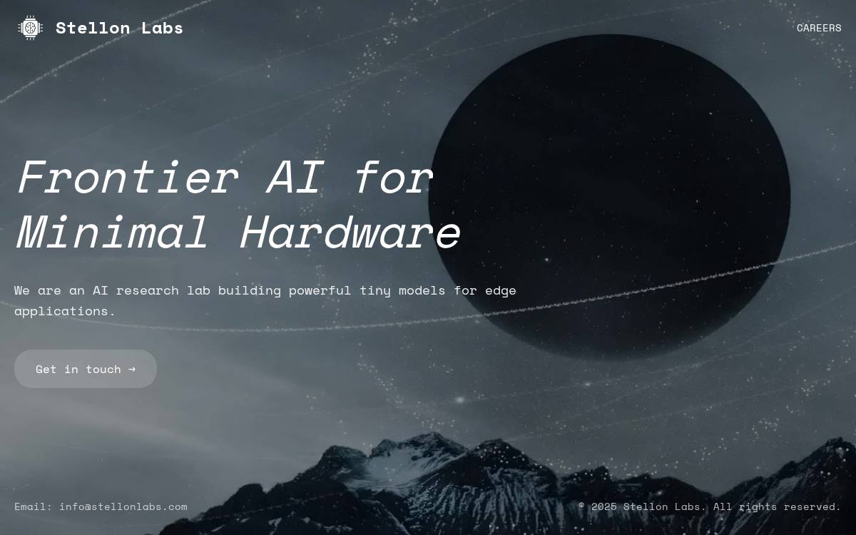 Stellon Labs website preview