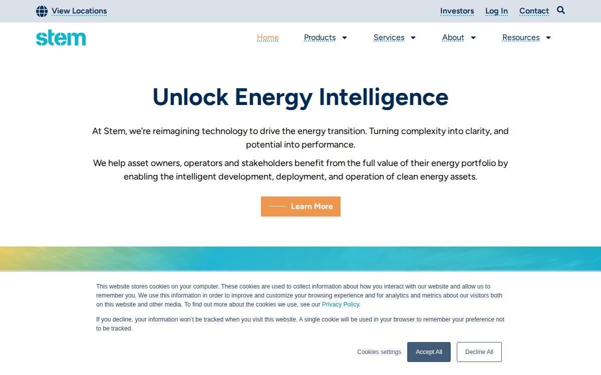 STEM website preview