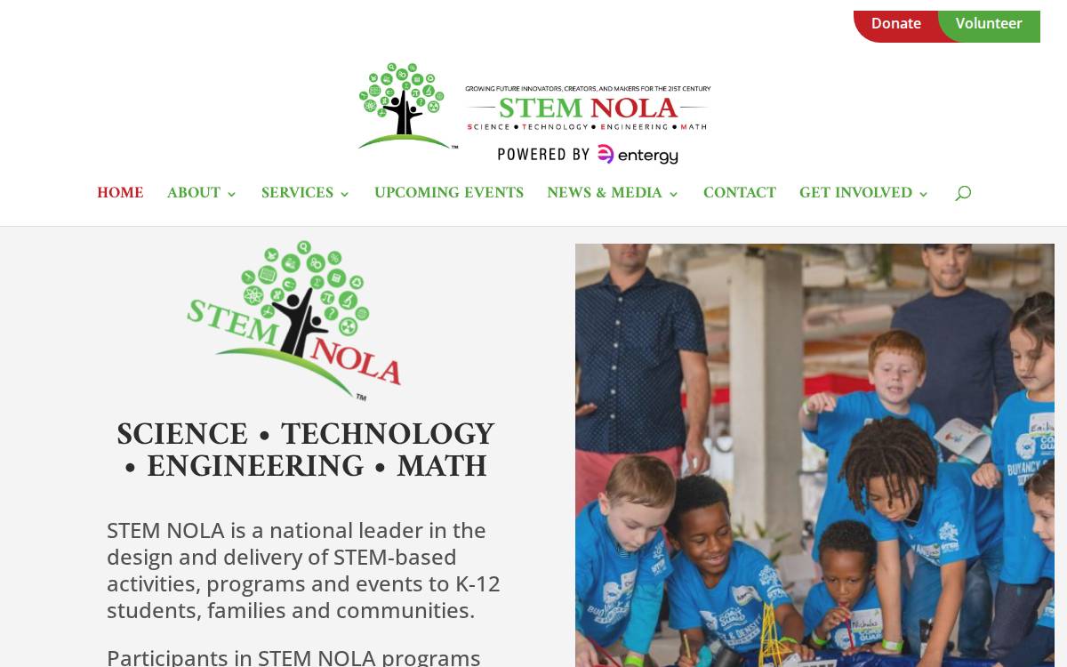 Stemnola website preview