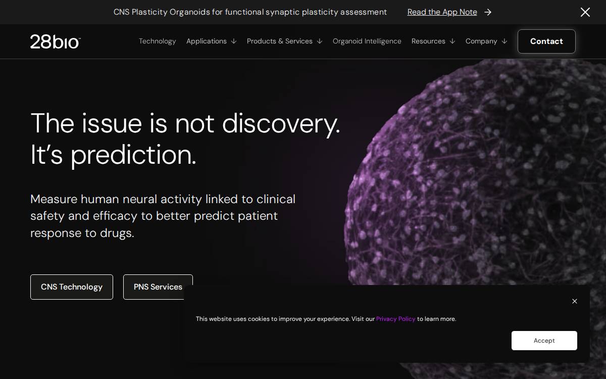 StemoniX Medical Tech website preview