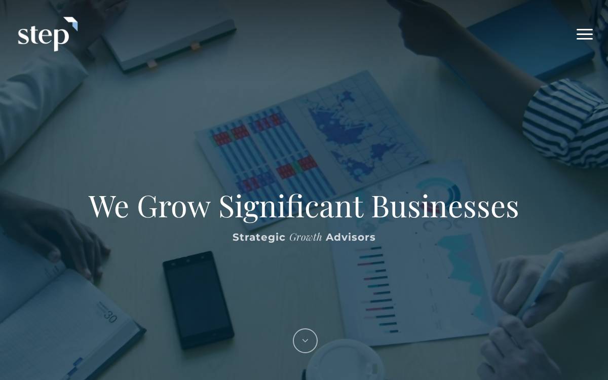 Step Advisory website preview