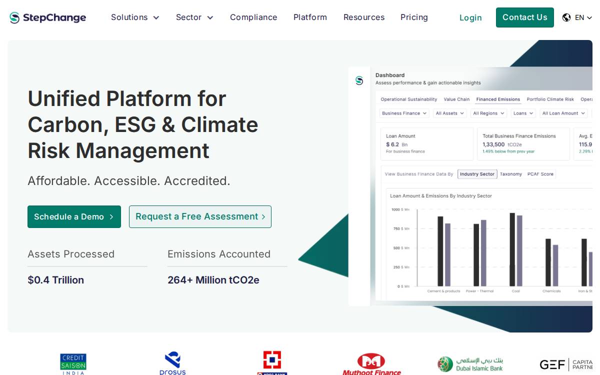 StepChange website preview