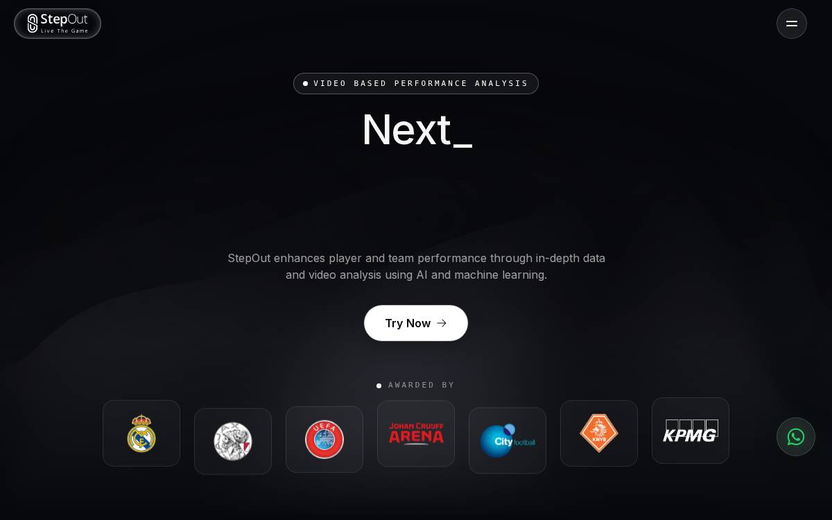 Stepout website preview