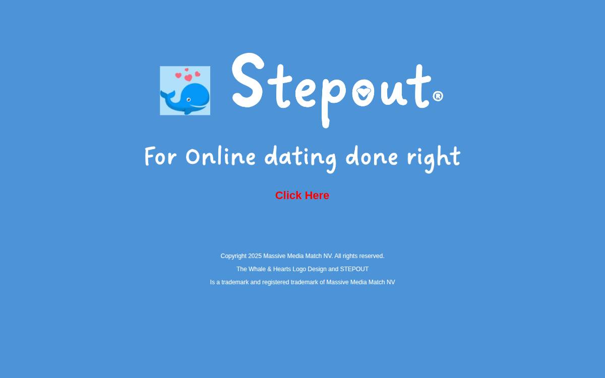 StepOut website preview