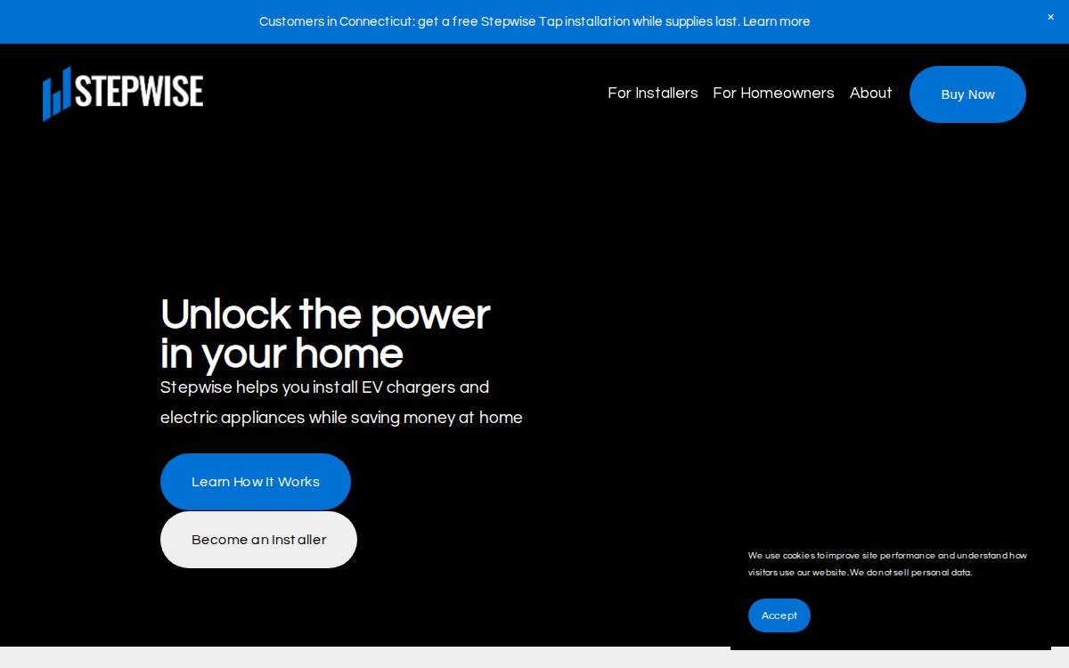 StepWise website preview