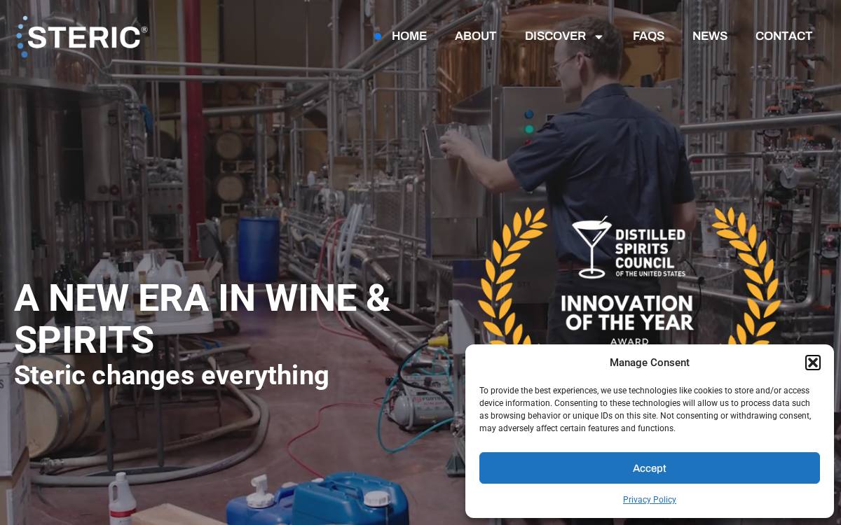 Steric Systems website preview