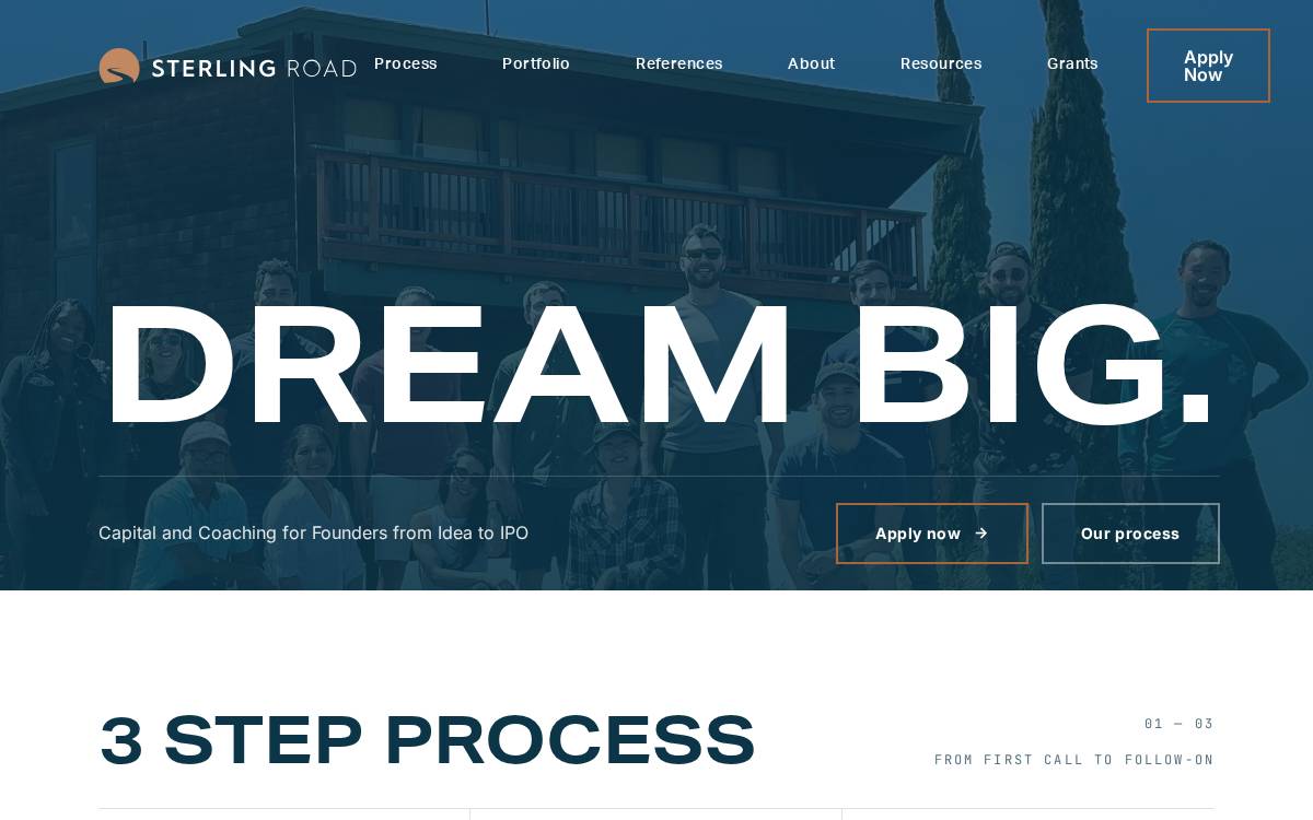Sterling Road website preview