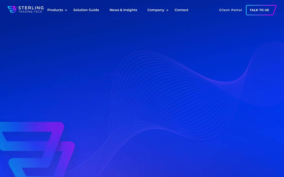 Sterling Trading Tech website preview
