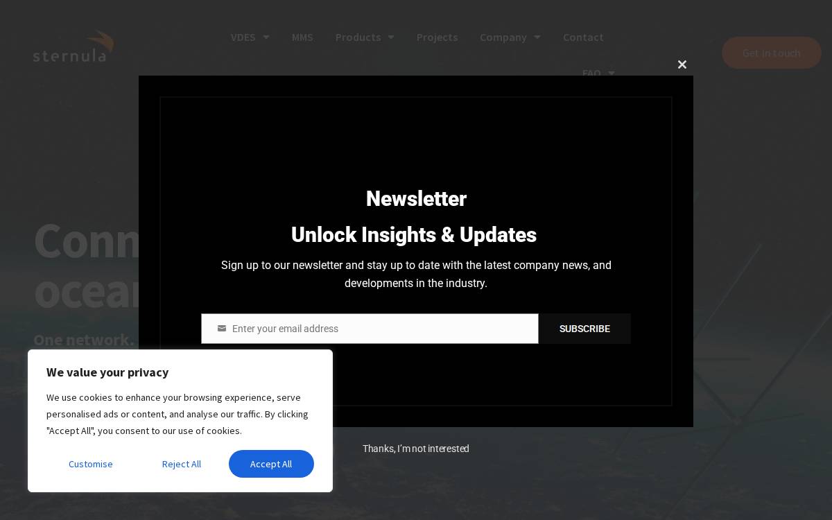 Sternula website preview