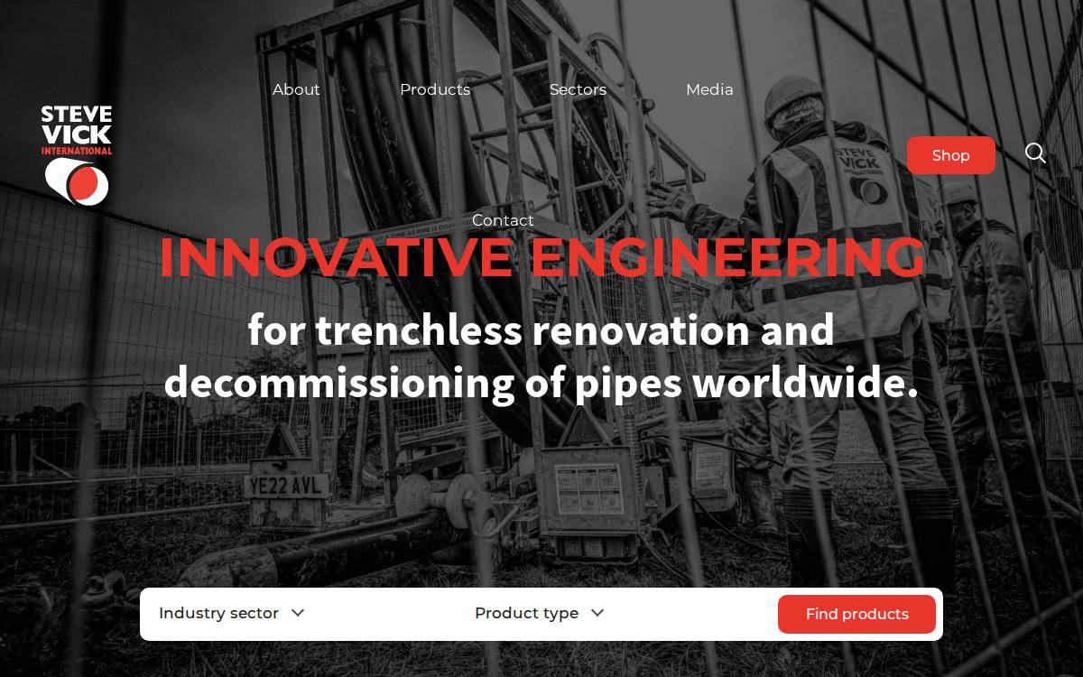 Steve Vick International website preview
