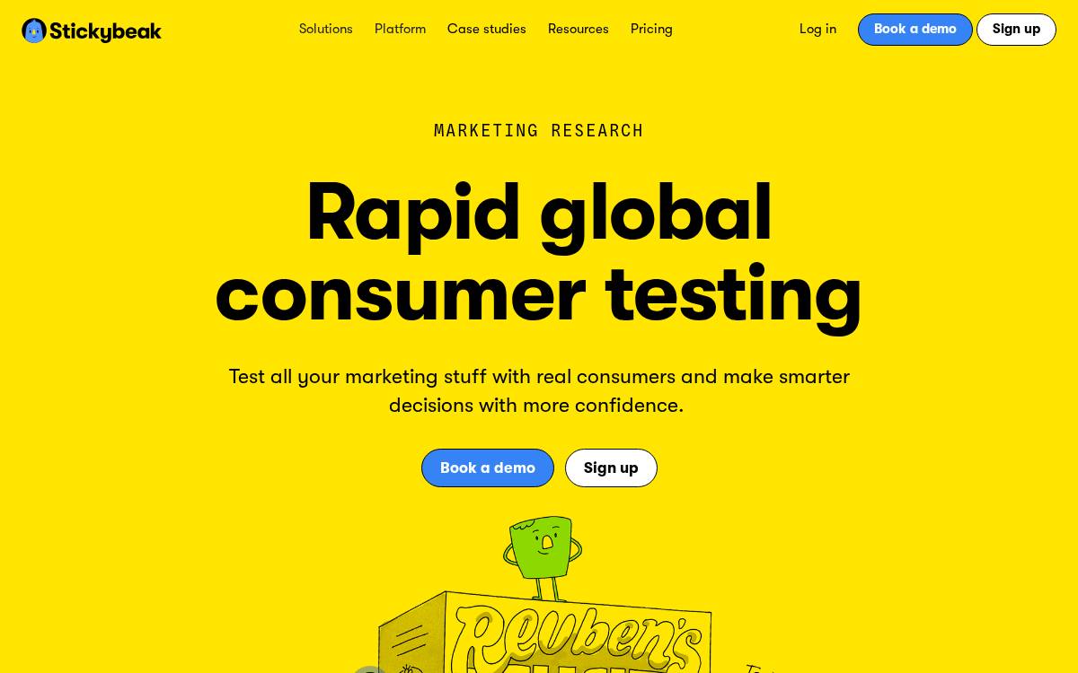 Stickybeak website preview
