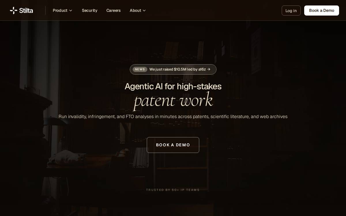 Stilta website preview