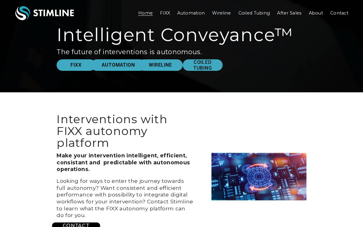 Stimline website preview