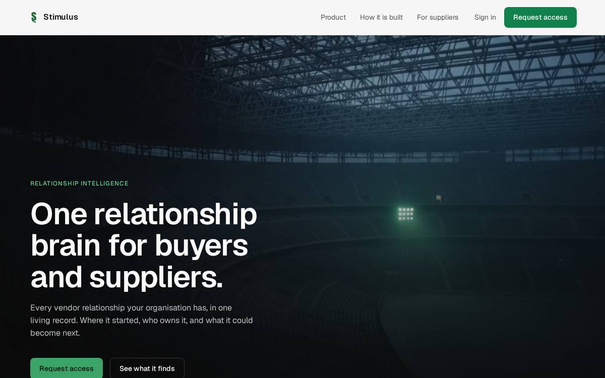 Stimulus website preview