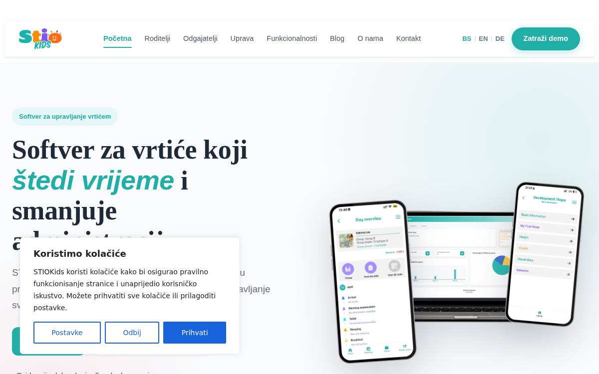 STIOKids website preview