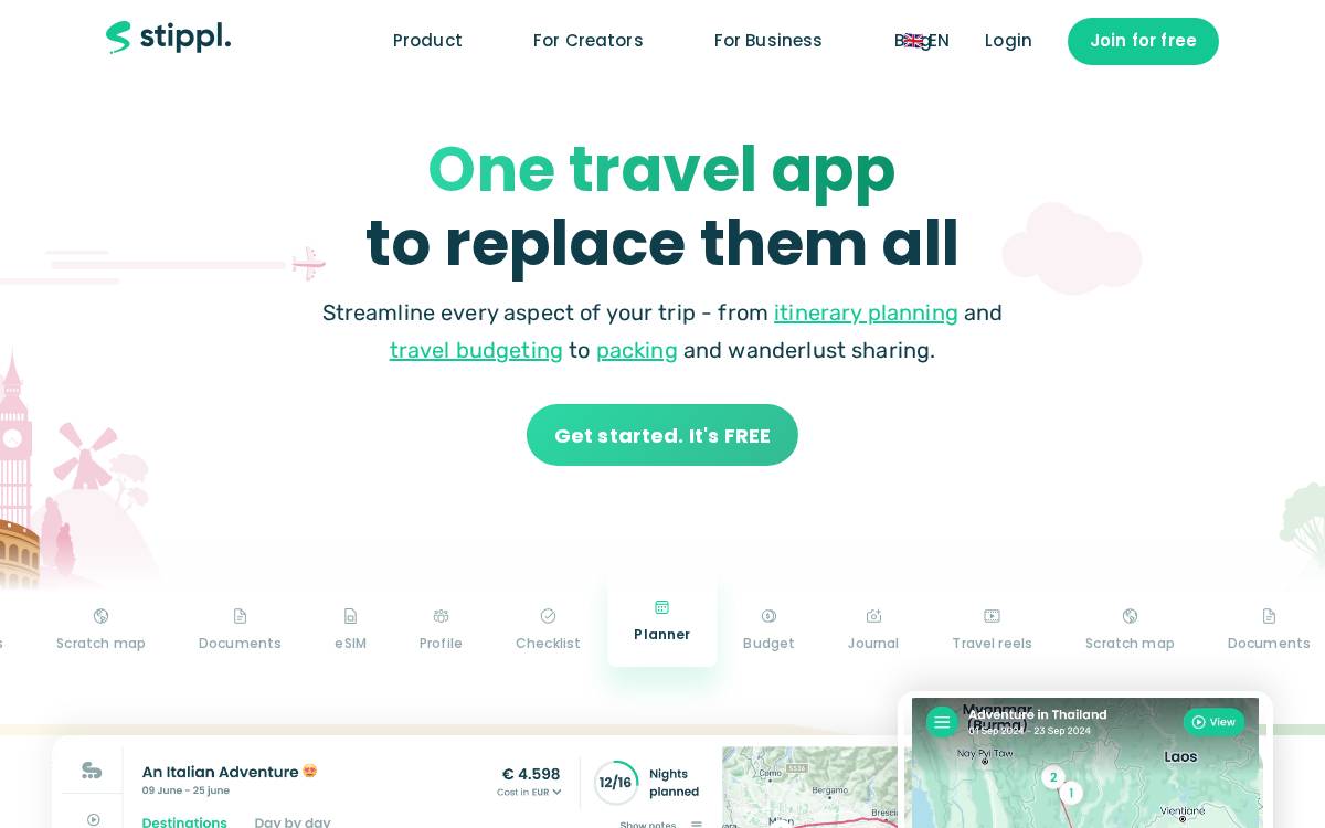 Stippl website preview