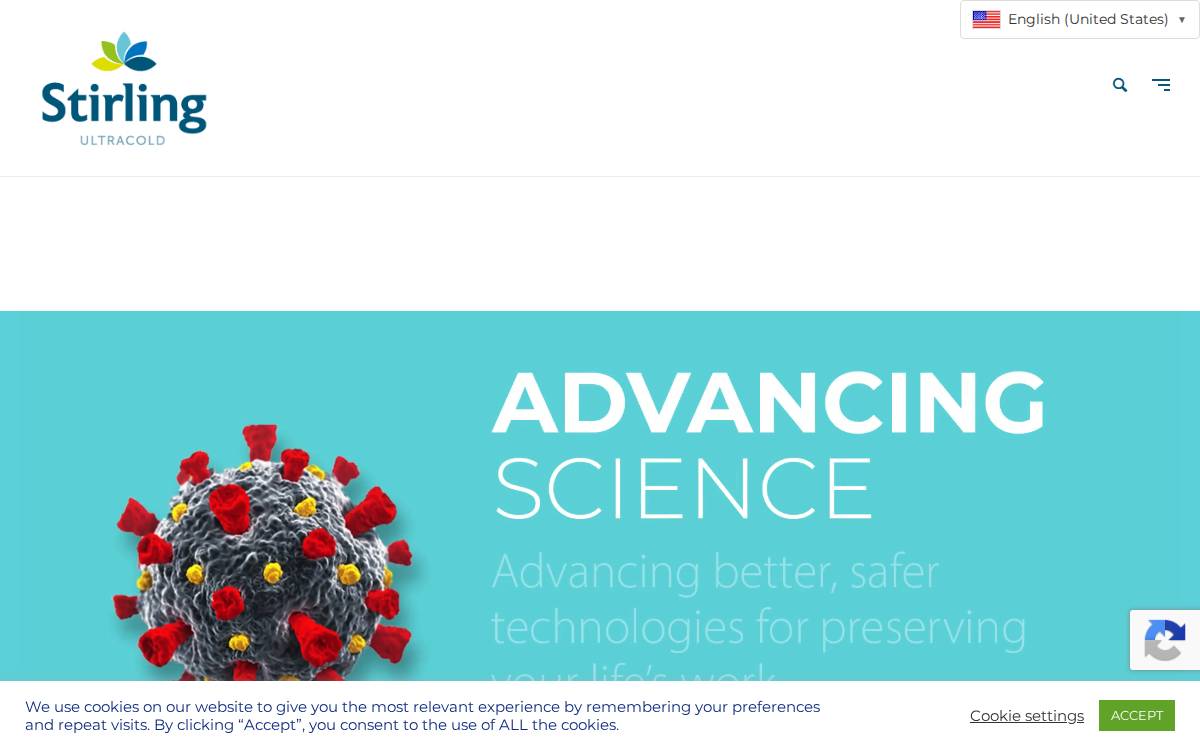 Stirling Ultracold website preview