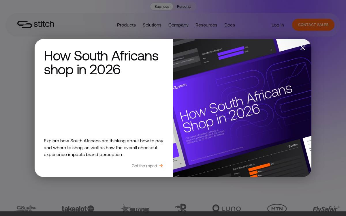 Stitch website preview