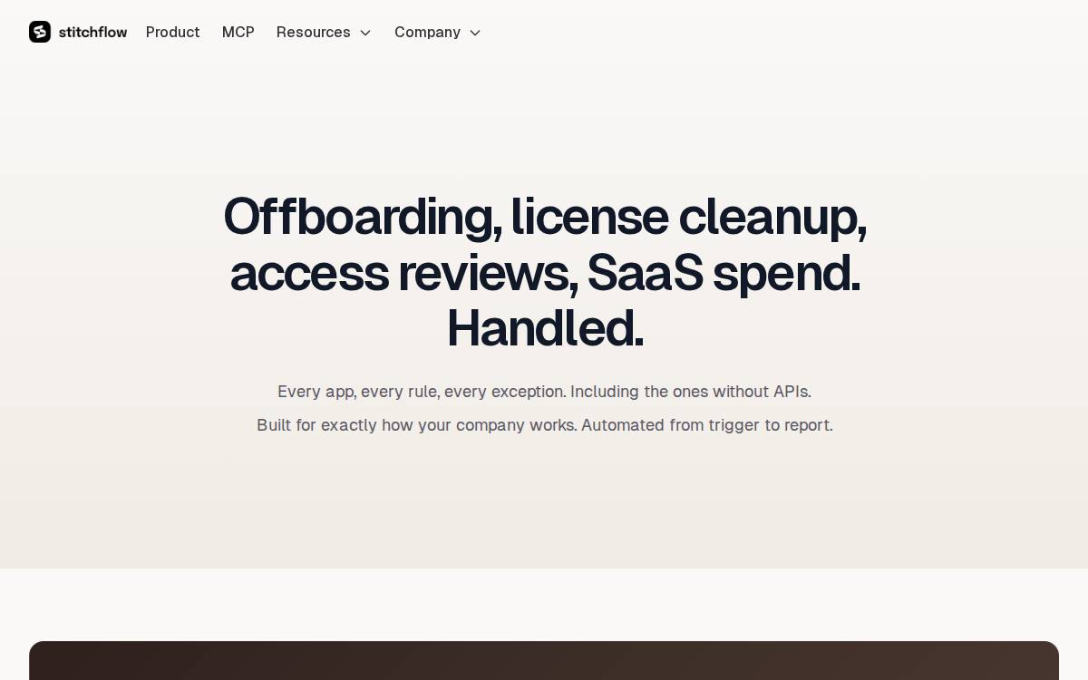 Stitchflow website preview