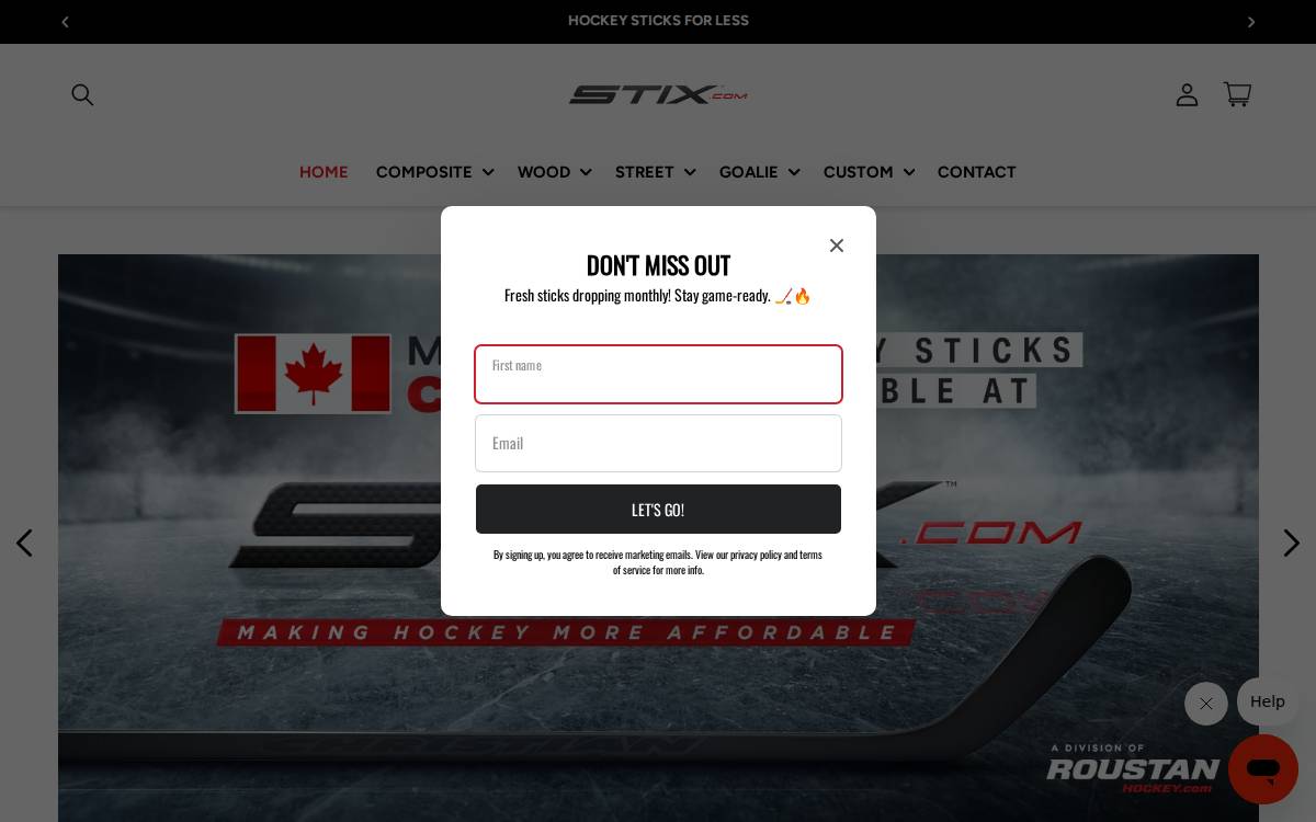 Stix website preview