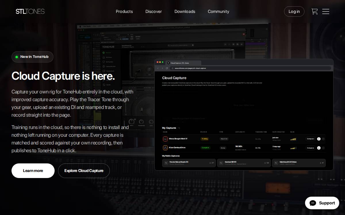 STL Tones website preview