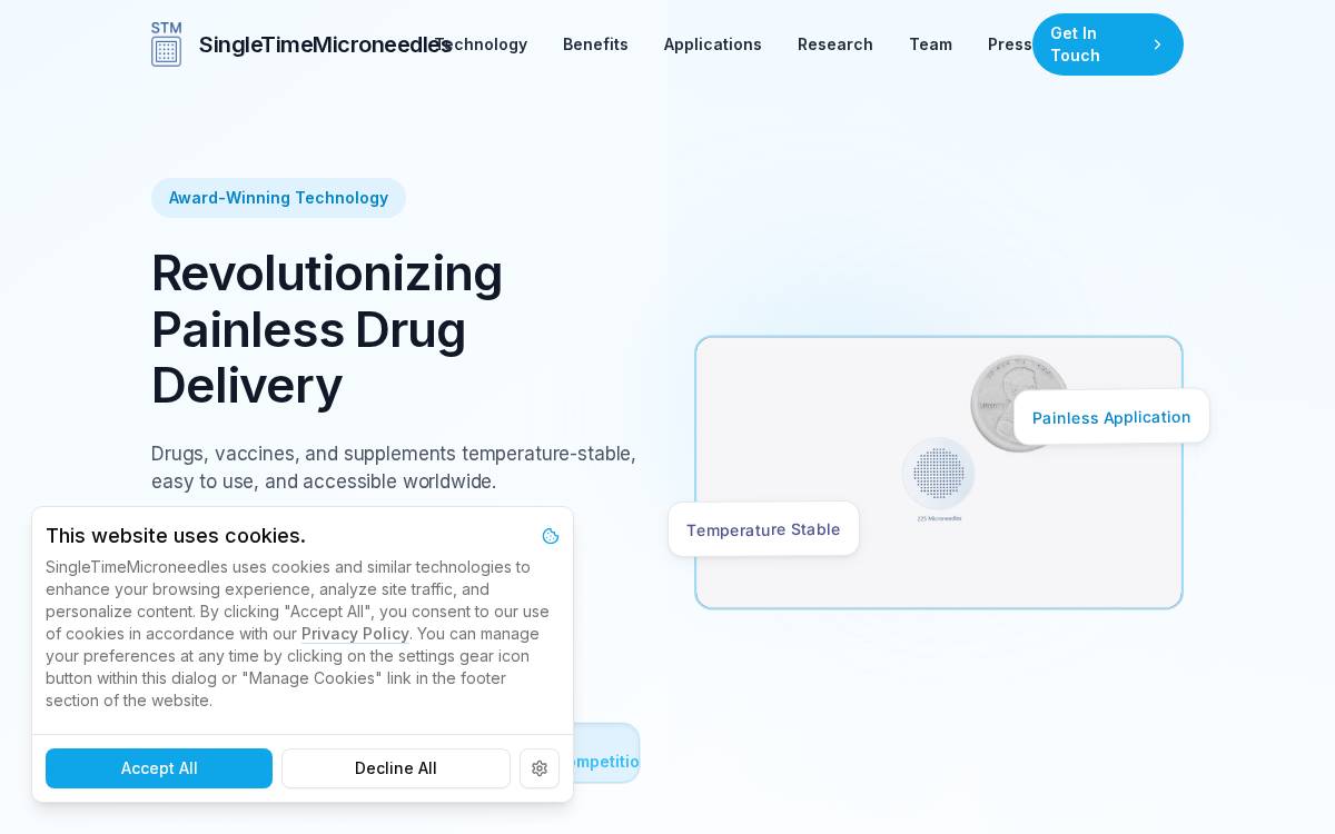 Stmpatch website preview