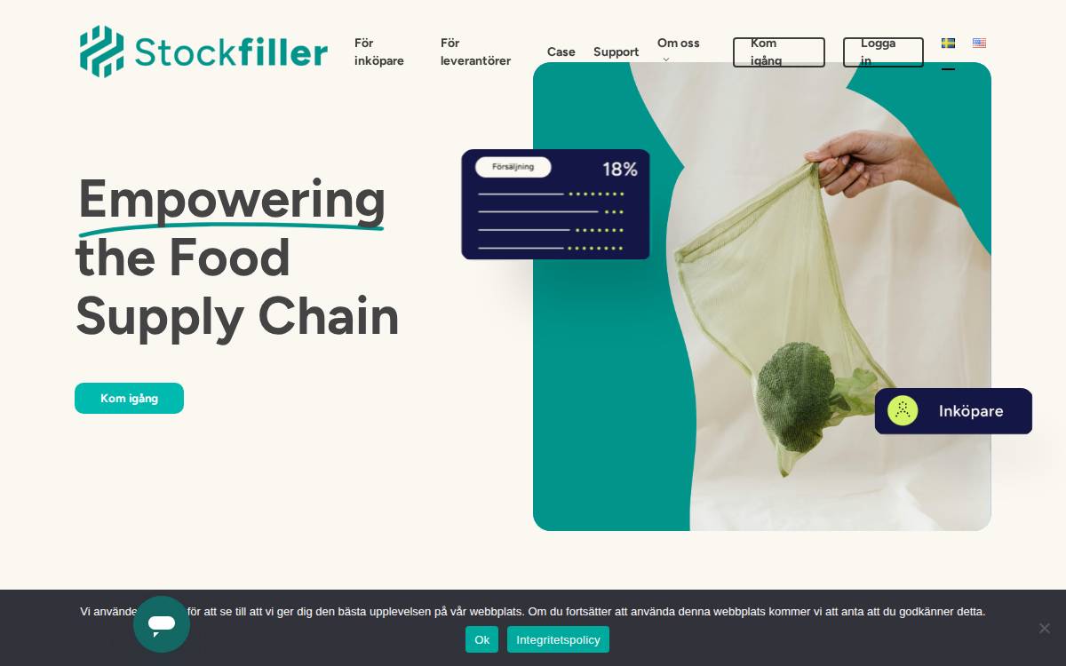 Stockfiller website preview