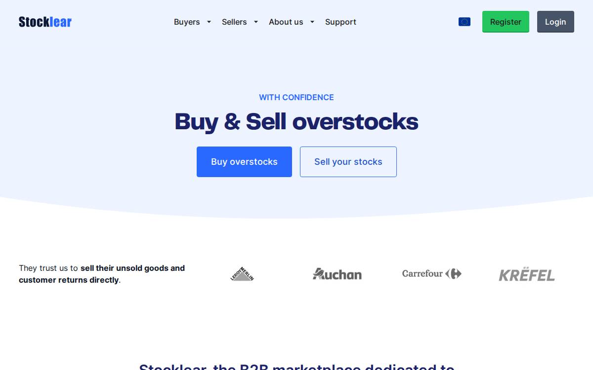 Stocklear website preview