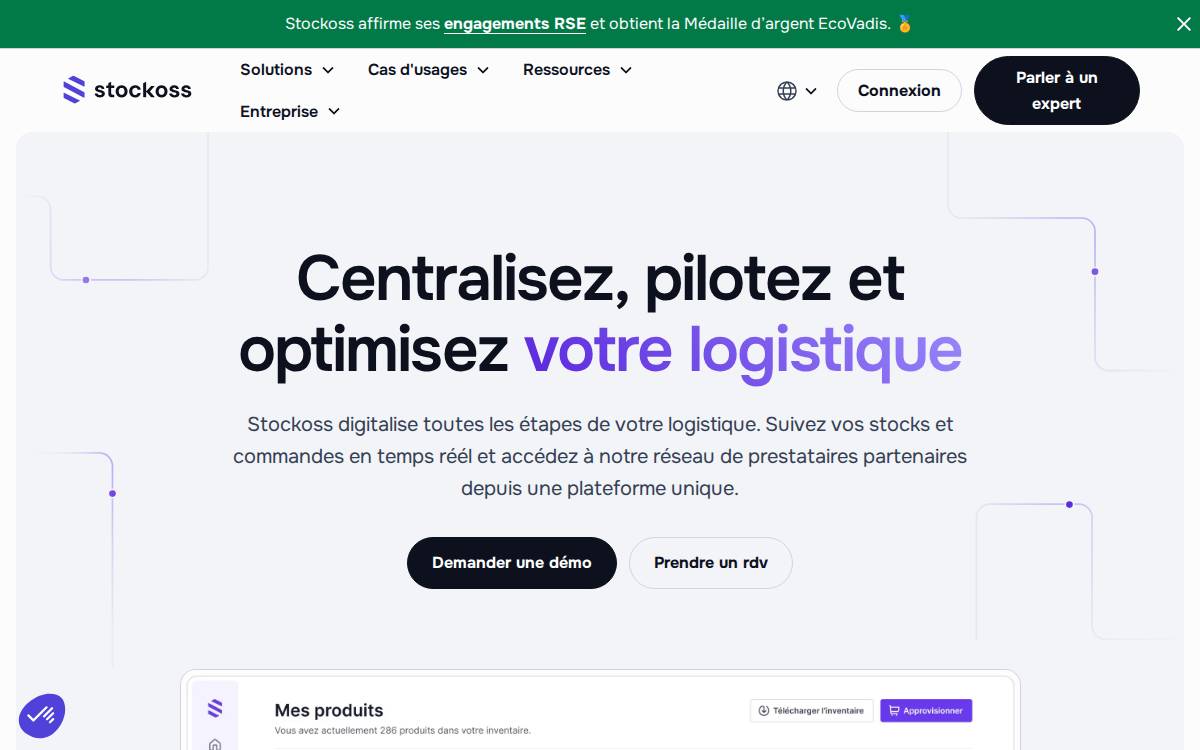 STOCKOSS website preview
