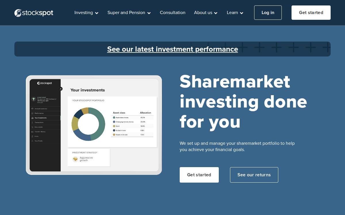Stockspot website preview
