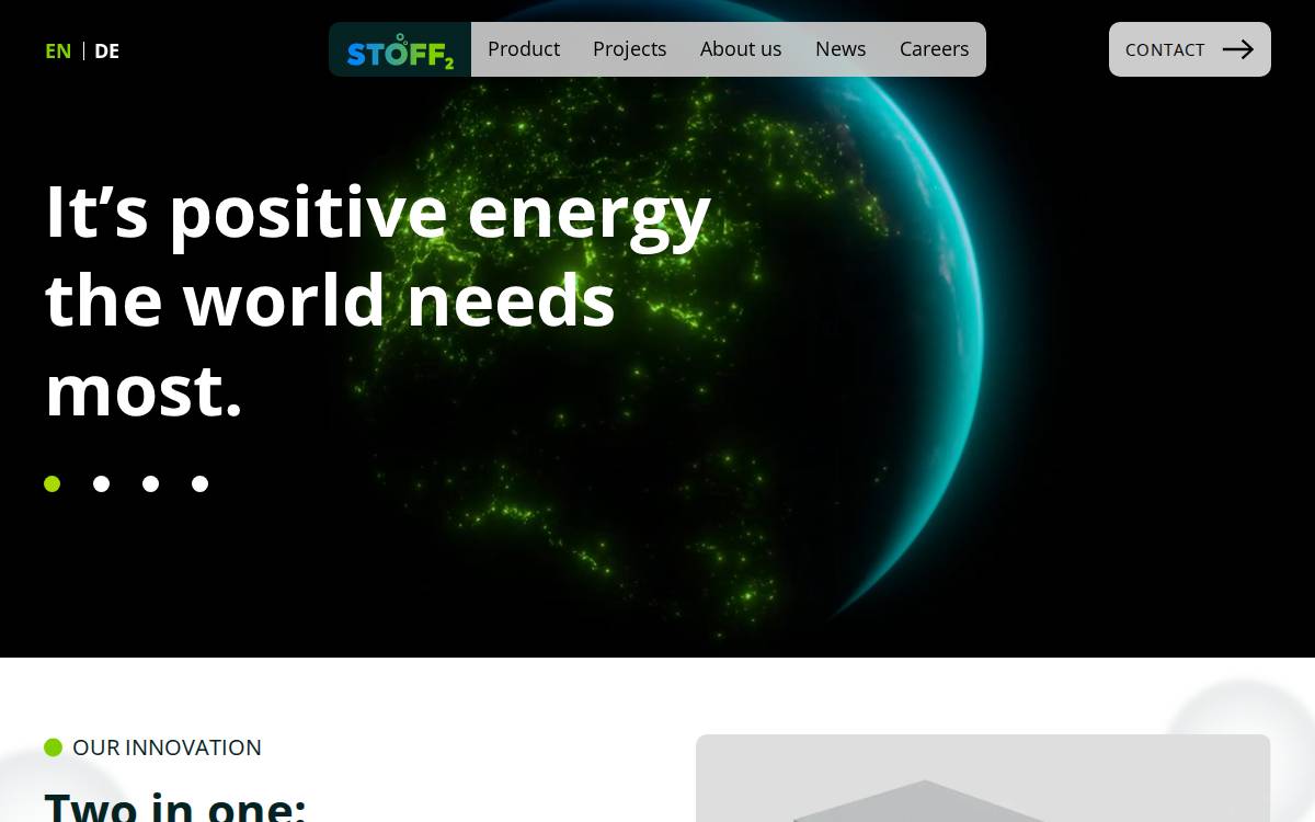 Stoff2 website preview