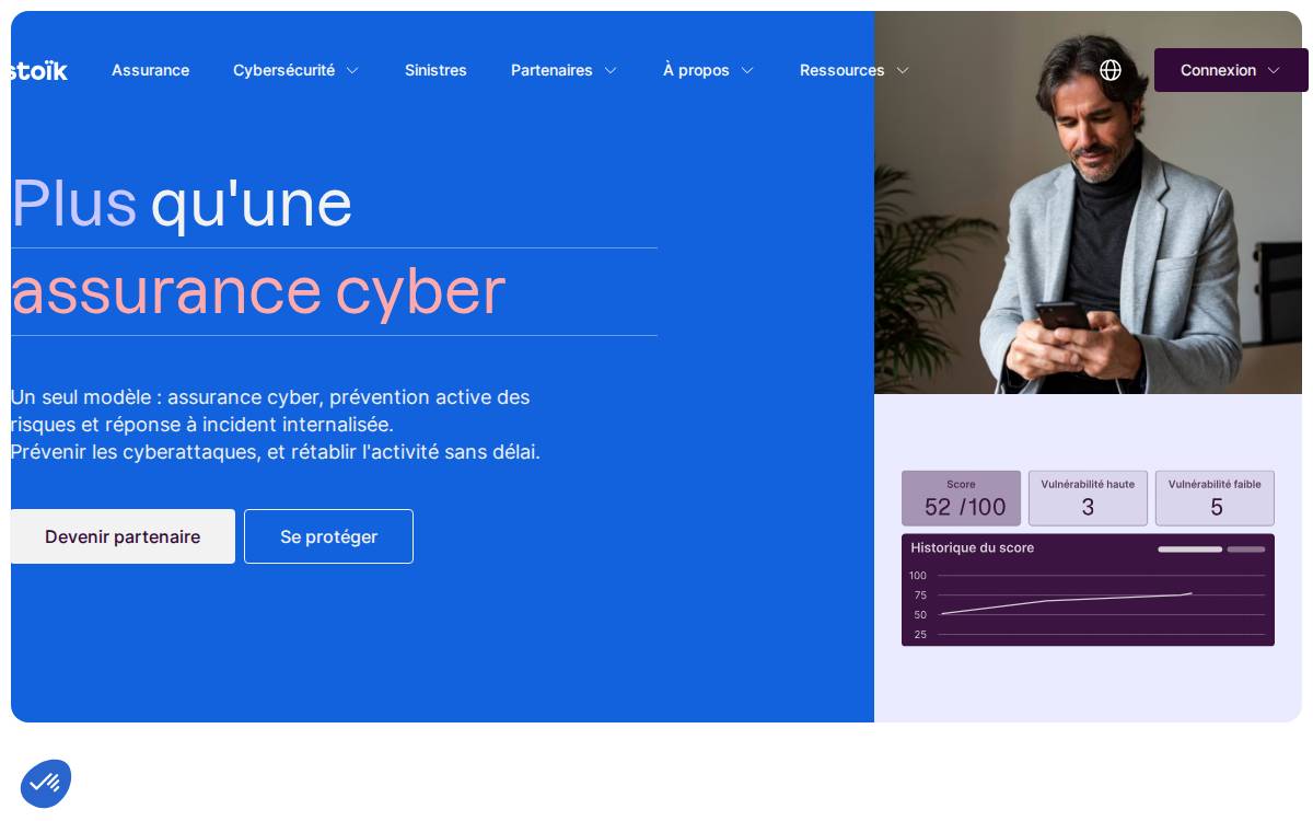 Stoik website preview