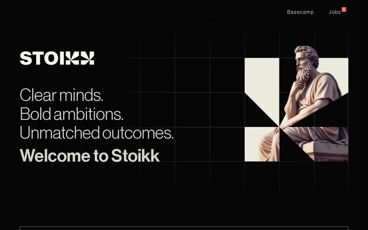 Stoikk website preview
