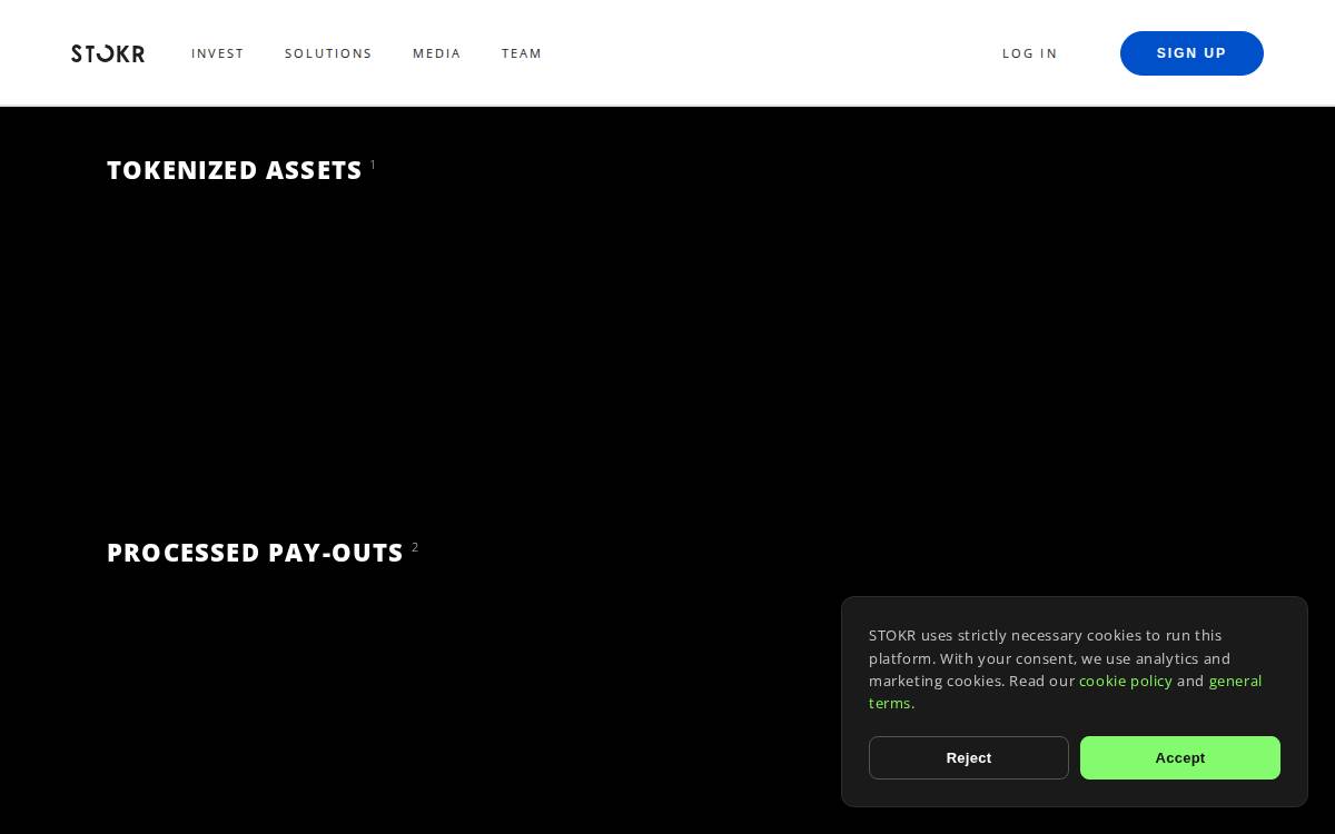 STOKR website preview