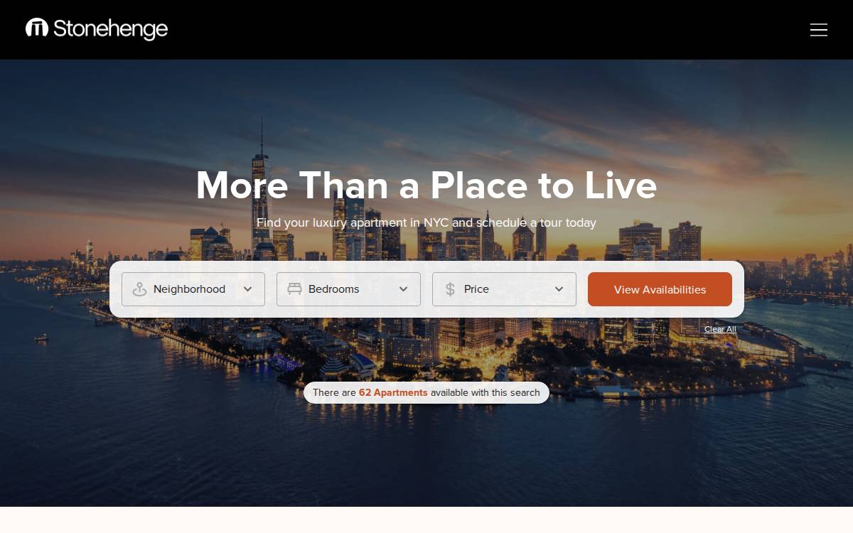Stonehengenyc website preview