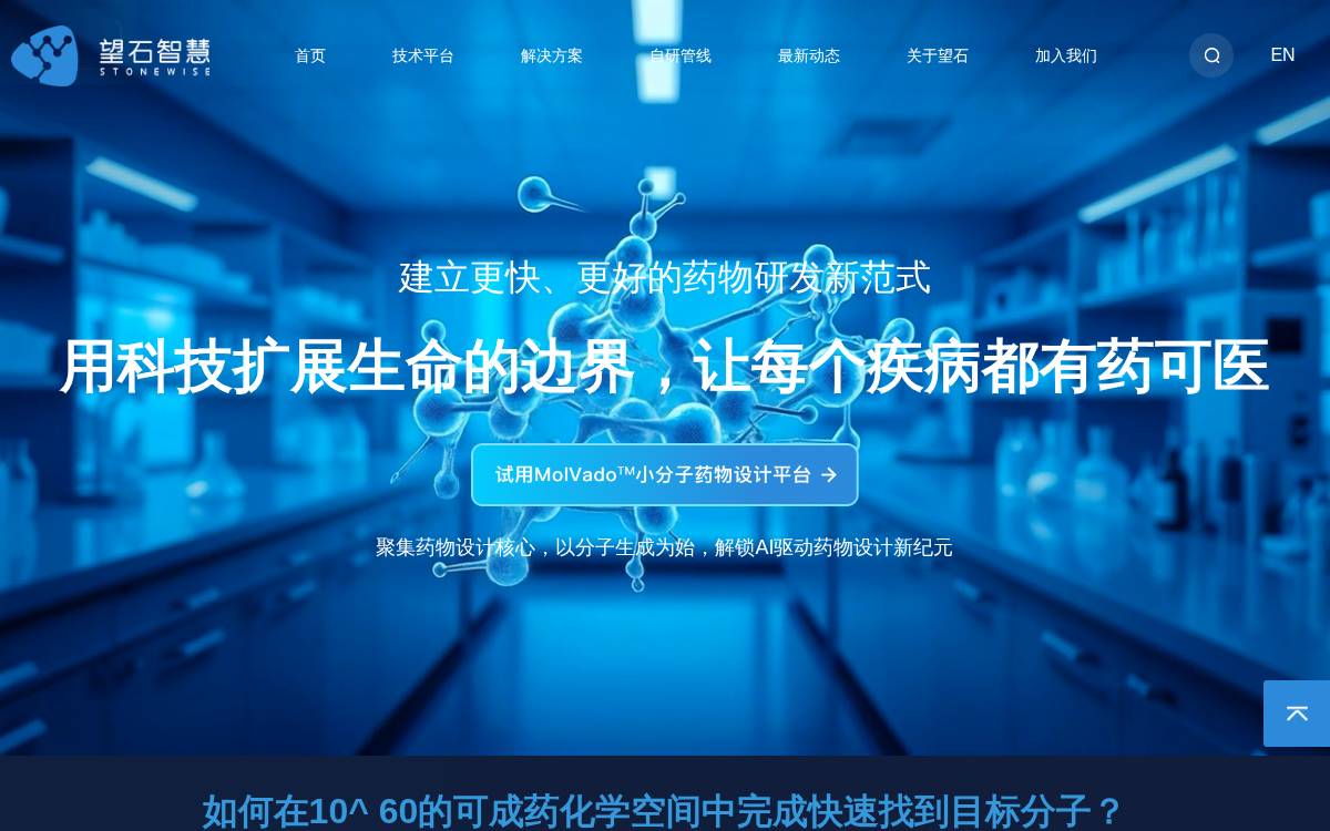 望石智慧 (StoneWise) website preview