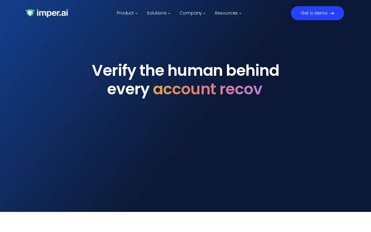 Stop impersonation attacks across channels website preview