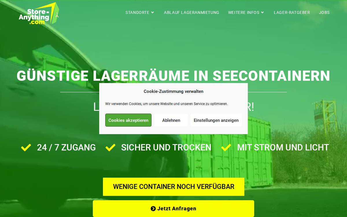 Store-Anything GmbH website preview