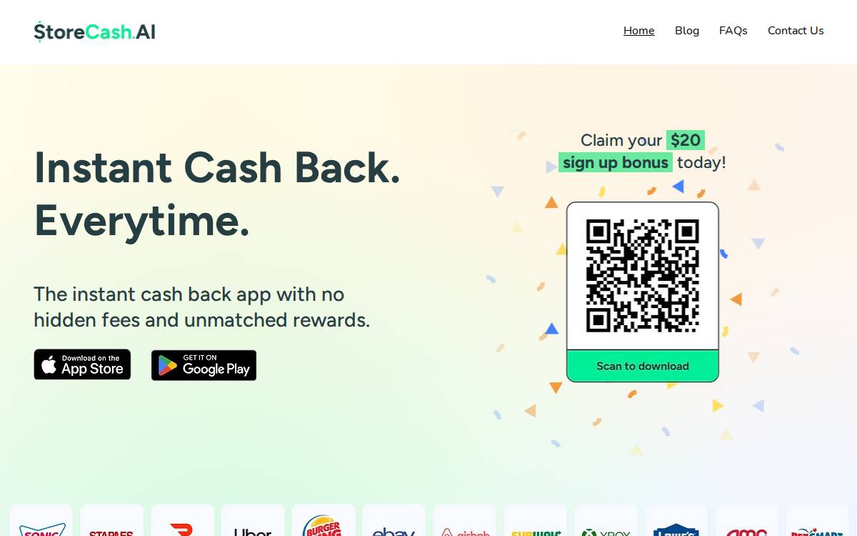StoreCash website preview