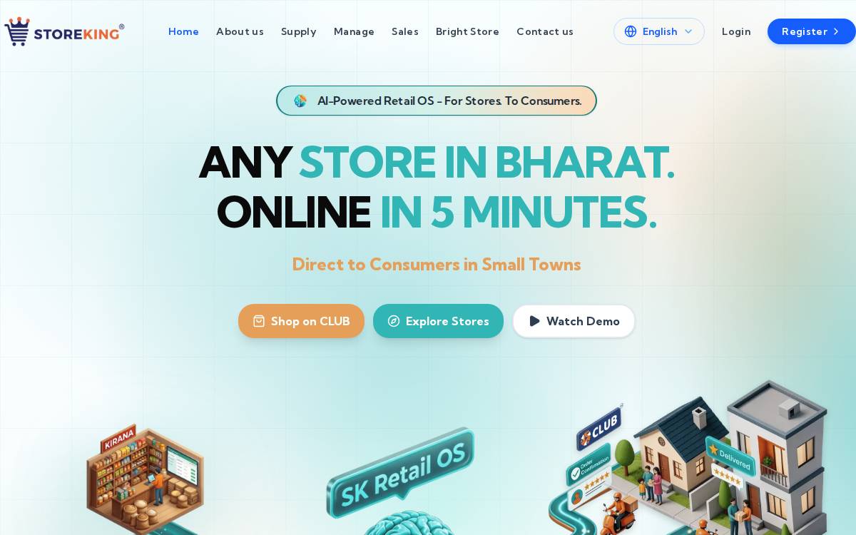 Storeking website preview