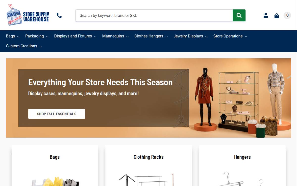 Storesupply website preview
