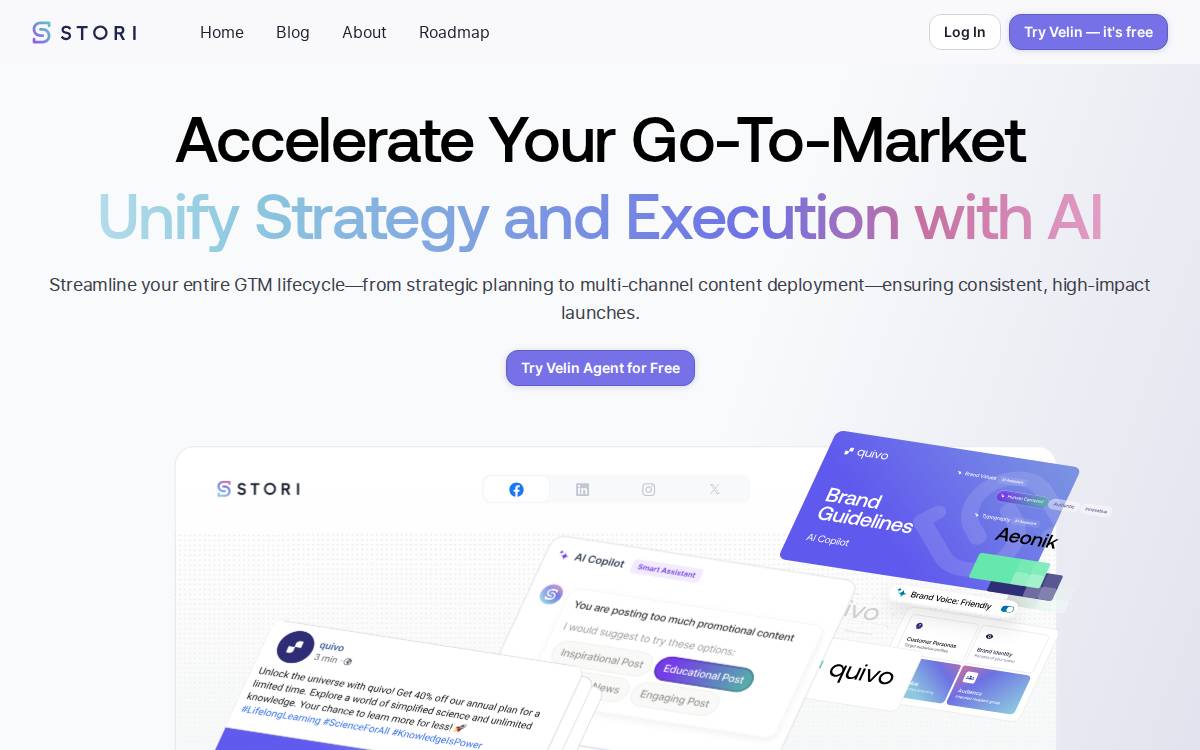 STORI website preview