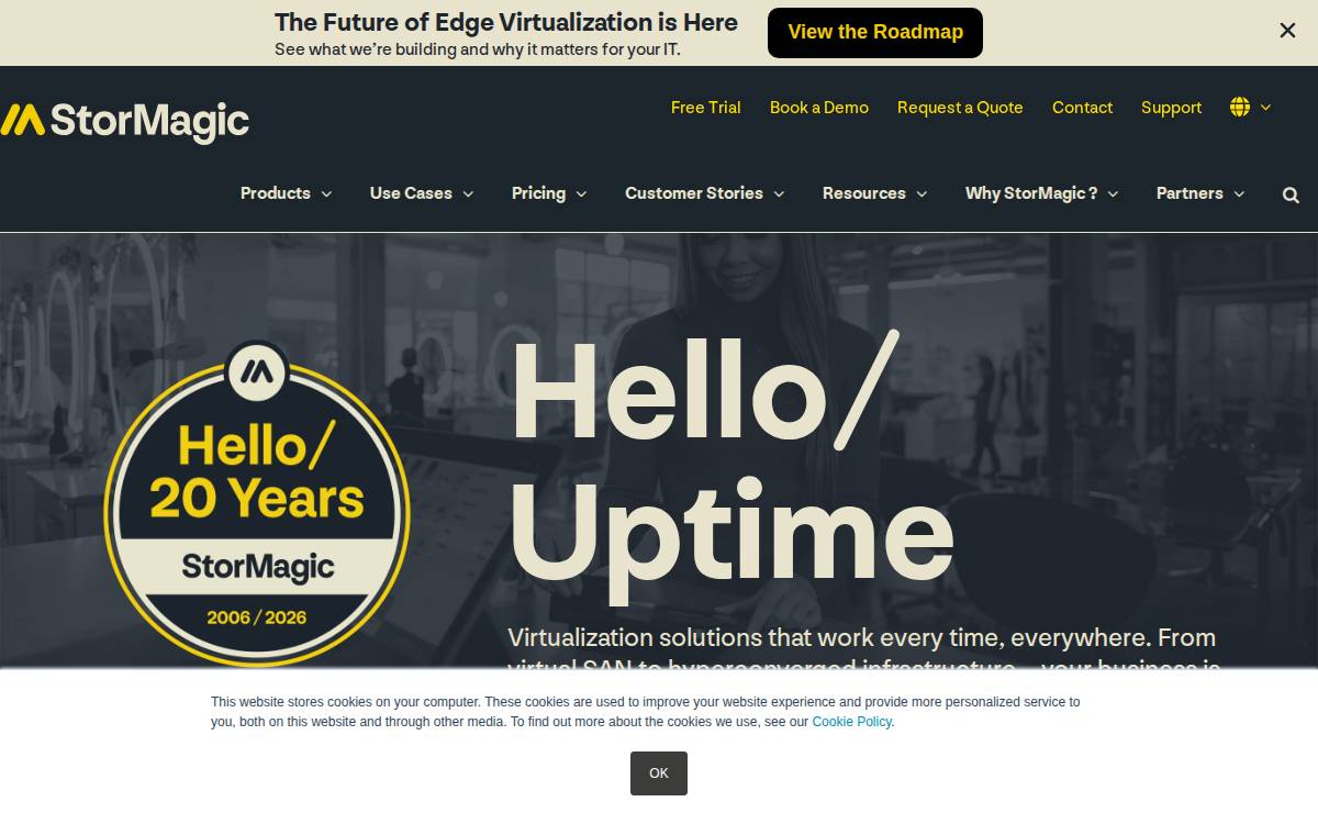 StorMagic website preview