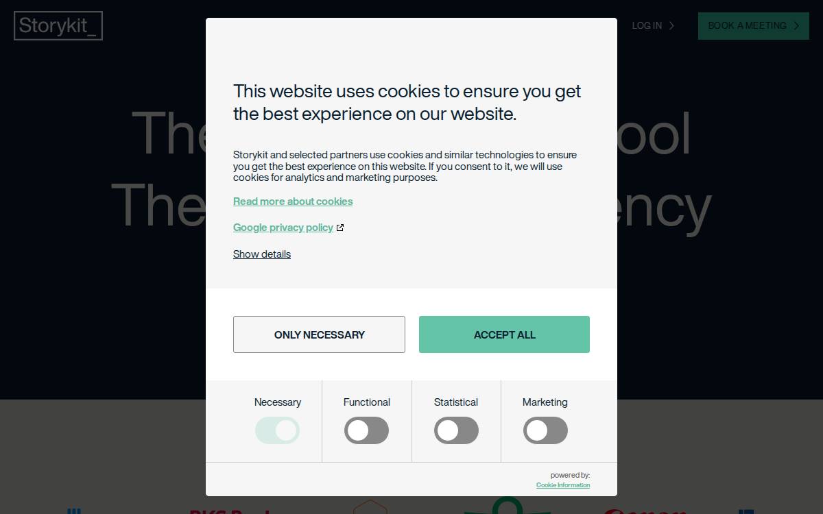 Storykit website preview