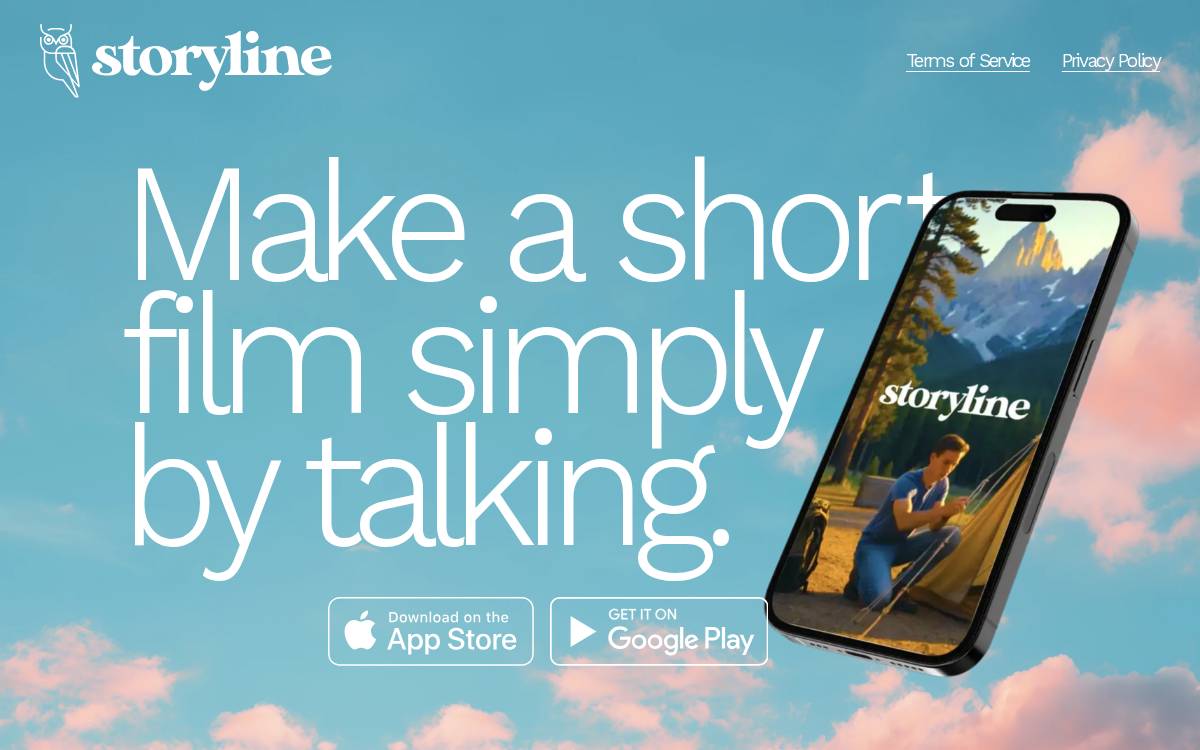 Storyline website preview